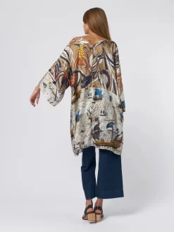 Kimono V Plage Mix Corail -Orciani Store la prestic ouiston kimono v plage mix corail 6