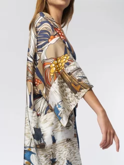 Kimono V Plage Mix Corail -Orciani Store la prestic ouiston kimono v plage mix corail 9