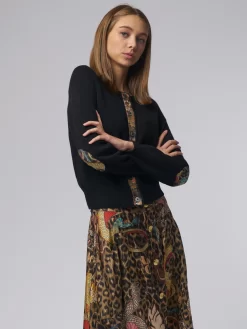 Lorient Cardigan Nero -Orciani Store la prestic ouiston lorient cardigan nero 2