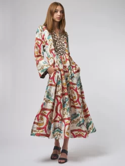 Marly Dress Mix Attechement And Panther -Orciani Store la prestic ouiston marly dress mix attechement and 2