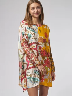 Priya Short Dress Mix Fantas -Orciani Store la prestic ouiston priya short dress mix fantas 2