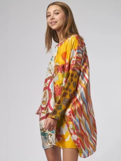 Priya Short Dress Mix Fantas -Orciani Store la prestic ouiston priya short dress mix fantas 3