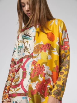 Priya Short Dress Mix Fantas -Orciani Store la prestic ouiston priya short dress mix fantas 5