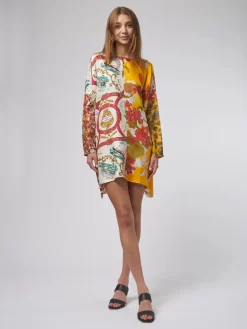 Priya Short Dress Mix Fantas -Orciani Store la prestic ouiston priya short dress mix fantas 6