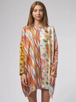 Priya Short Dress Mix Fantas -Orciani Store la prestic ouiston priya short dress mix fantas 9