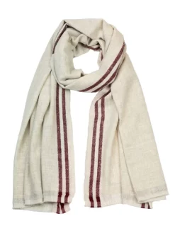 Indira Pashmina Scarf Burgundy