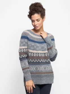 Rafeala Sweater Grey Fantasy