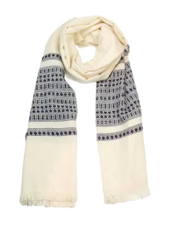 San Pedro Pashmina Scarf Grey Natural
