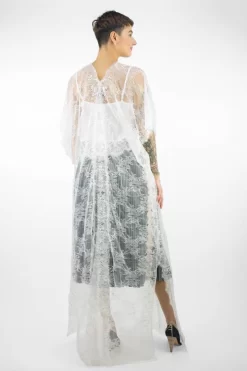 Lace Coat White -Orciani Store loyd ford lace coat white 2