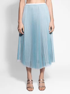 Layered Mesh Skirt Azul Blush