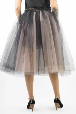 Tulle Skirt Black -Orciani Store loyd ford tulle skirt black 2