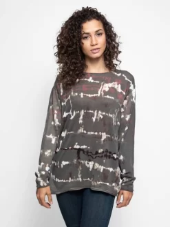 Cotton Easy Pullover Wave Taupe