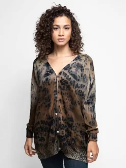 Cotton Knit Pocket Cardi Onyx Vintage