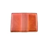 Textured Leather Purse Coral