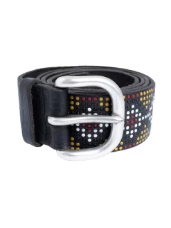 Orciani Kenya Pattern Belt Nero -Orciani Store orciani kenya pattern belt nero 2