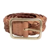 Orciani Masculine Suede Belt Cuoio