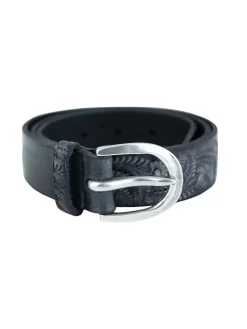 Orciani Soapy Stain Belt Nero Black