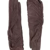 Orciani Suede Gloves Brown