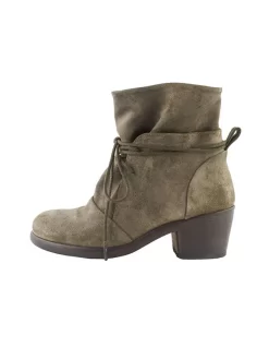 Orciani Store 62 Blur Suede Tie Bootie Testa