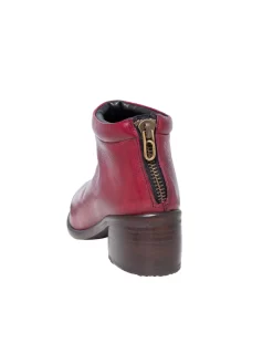 Curved Ankle Boot Lux Rosso Red -Orciani Store p monjo curved ankle boot lux rosso red 2