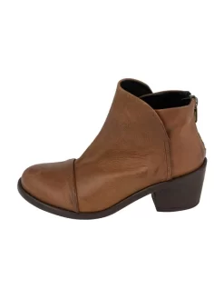 Tulip Ankle Boot Cuoio