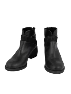 Two Textured Boot Black -Orciani Store p monjo two textured boot black 3