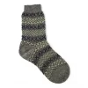 Rosedale Fairisle Socks Granite