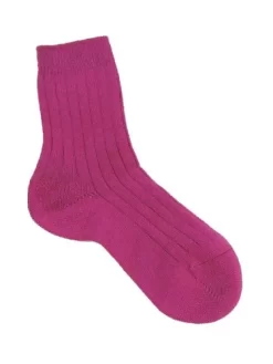 Tabitha Cashmere Socks Damson