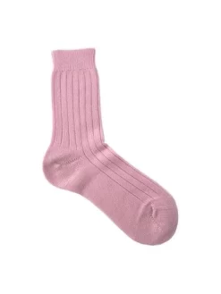 Tabitha Cashmere Socks Pink