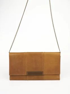 Army Leather Bag With Chain Strap -Orciani Store pomandere army leather bag with chain strap 3