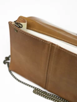 Army Leather Bag With Chain Strap -Orciani Store pomandere army leather bag with chain strap 6