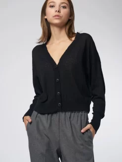 Cardigan Black -Orciani Store pomandere cardigan black 5