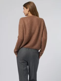 Crew Neck Sweater Amber -Orciani Store pomandere crew neck sweater amber 3
