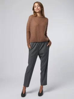 Crew Neck Sweater Amber -Orciani Store pomandere crew neck sweater amber 6