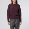Crew Neck Sweater Burgundy