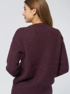 Crew Neck Sweater Burgundy -Orciani Store pomandere crew neck sweater burgundy 5