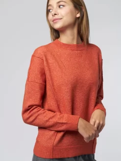 Crew Neck Sweater Coral -Orciani Store pomandere crew neck sweater coral 6
