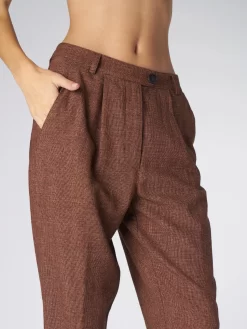 Cropped Pants Terracotta -Orciani Store pomandere cropped pants terracotta 5