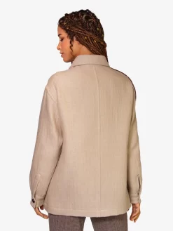 Doppiafollata Jacket Dirty White -Orciani Store pomandere doppiafollata jacket dirty white 2