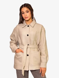 Doppiafollata Jacket Dirty White -Orciani Store pomandere doppiafollata jacket dirty white 3