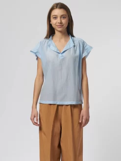 Henley Shirt Sky Blue