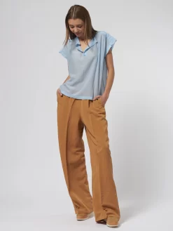 Henley Shirt Sky Blue -Orciani Store pomandere henley shirt sky blue 7