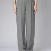 Linen Pants Blackboard Gray
