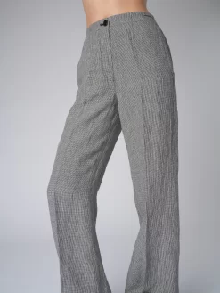 Linen Pants Blackboard Gray -Orciani Store pomandere linen pants blackboard gray 6