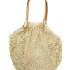 Mesh Tote Cream