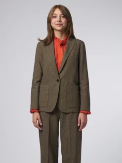 Orciani Store 4 One Button Jacket Khaki