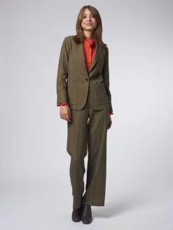 One Button Jacket Khaki -Orciani Store pomandere one button jacket khaki 7