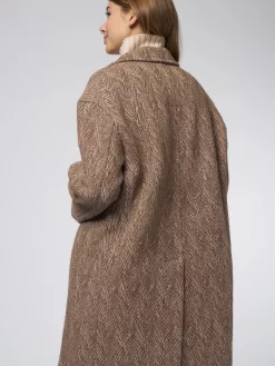 Single Breasted Coat Chestnut -Orciani Store pomandere single breasted coat chestnut 5