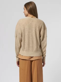 Textured Knit Cardigan Rope -Orciani Store pomandere textured knit cardigan rope 4