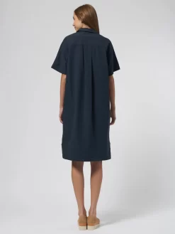 Tunic Dress Navy -Orciani Store pomandere tunic dress navy 3